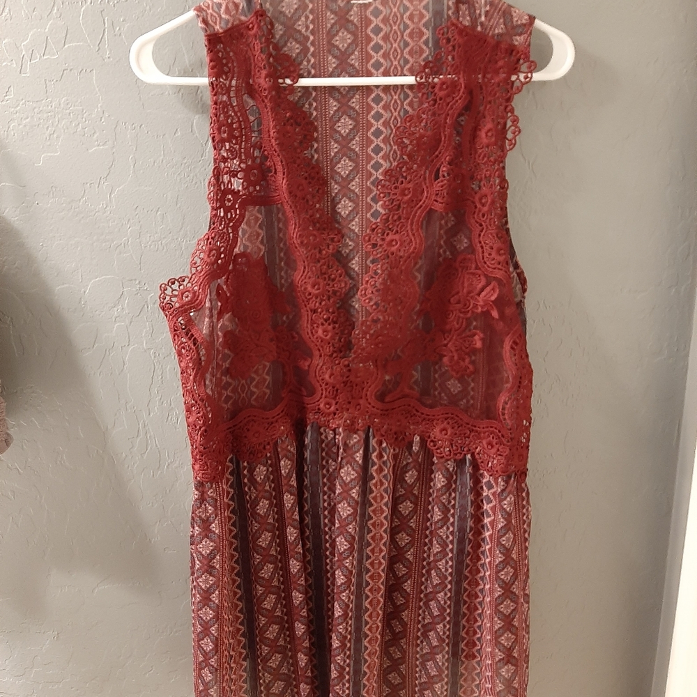 Boho lightweight sheer vest
